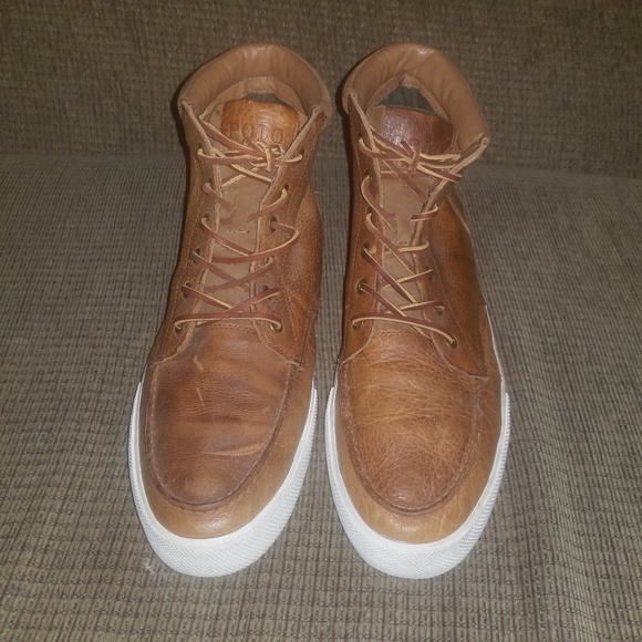 polo tedd leather sneaker boots